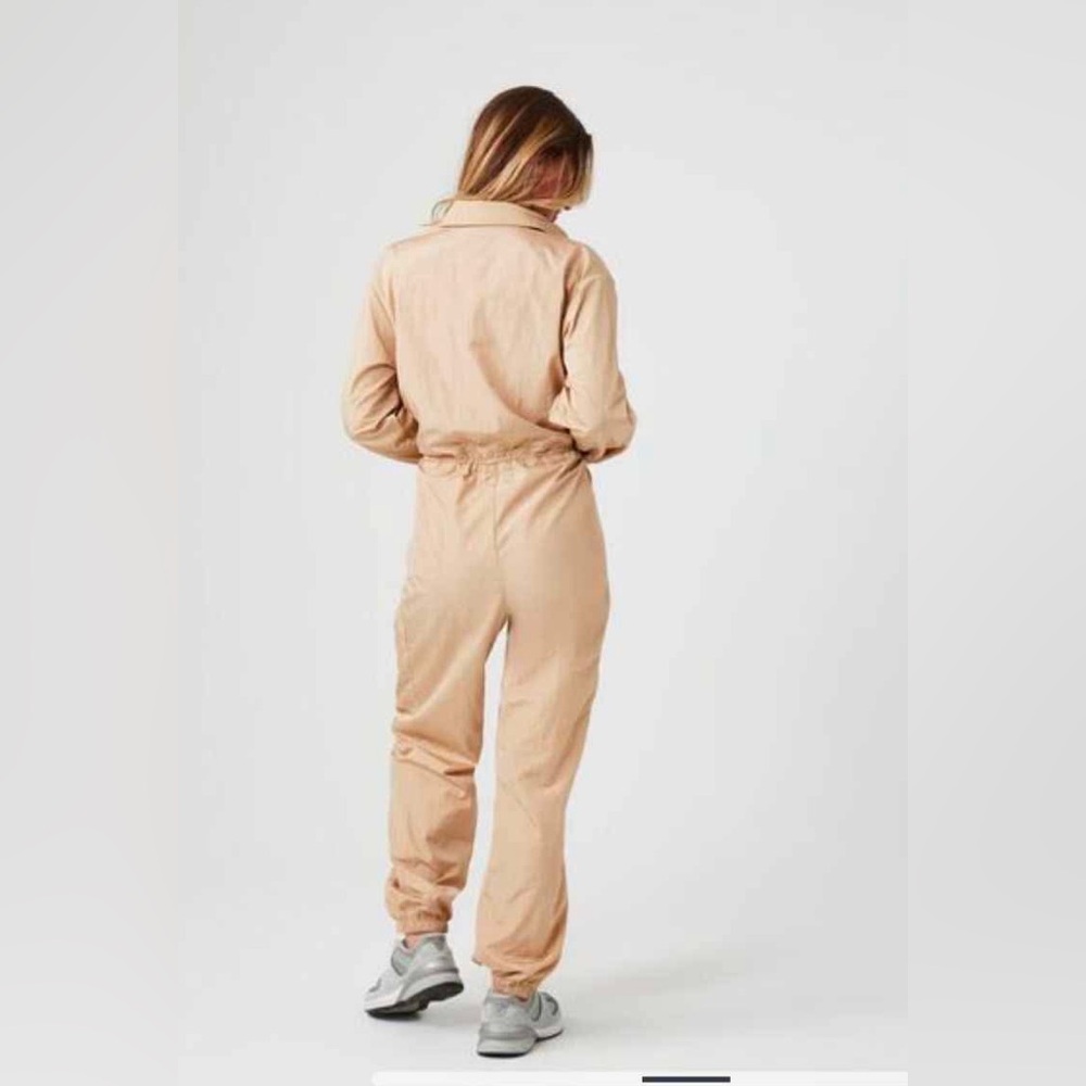 Zip-up Drawstring Jumpsuit - Large - Picture 4 of 6